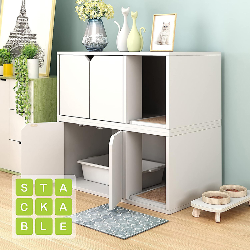 Cat Litter Box Enclosure Pet House