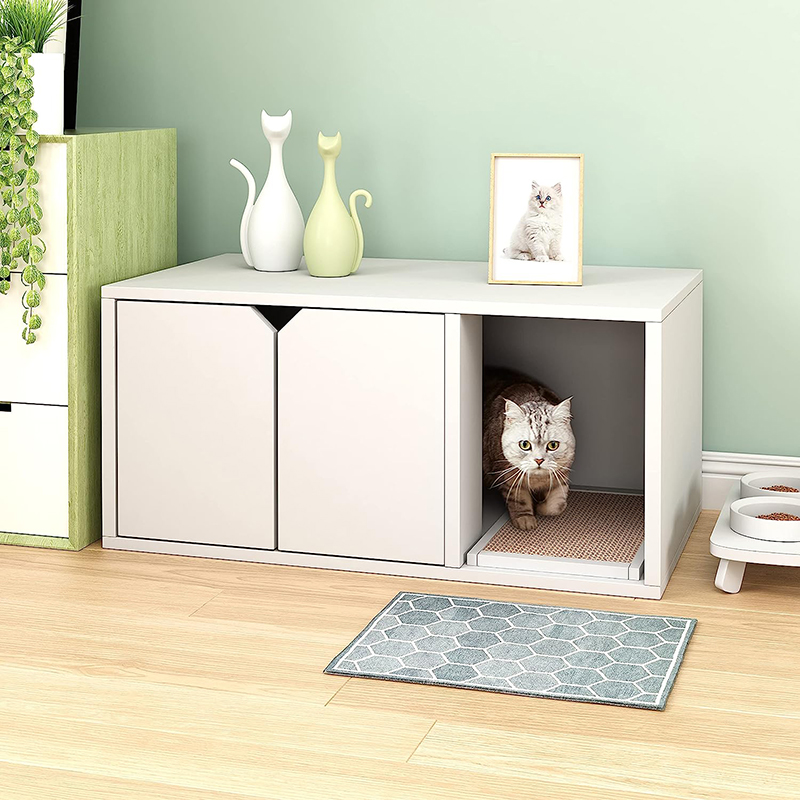Cat Litter Box Enclosure Pet House
