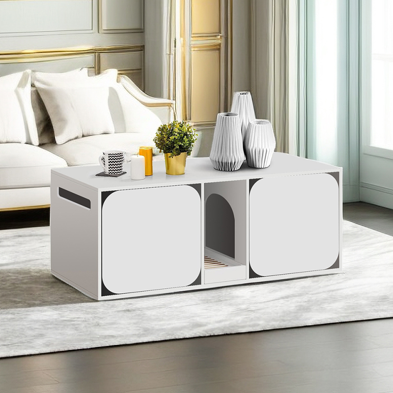 Cat Litter Box Enclosure for 2 Cats