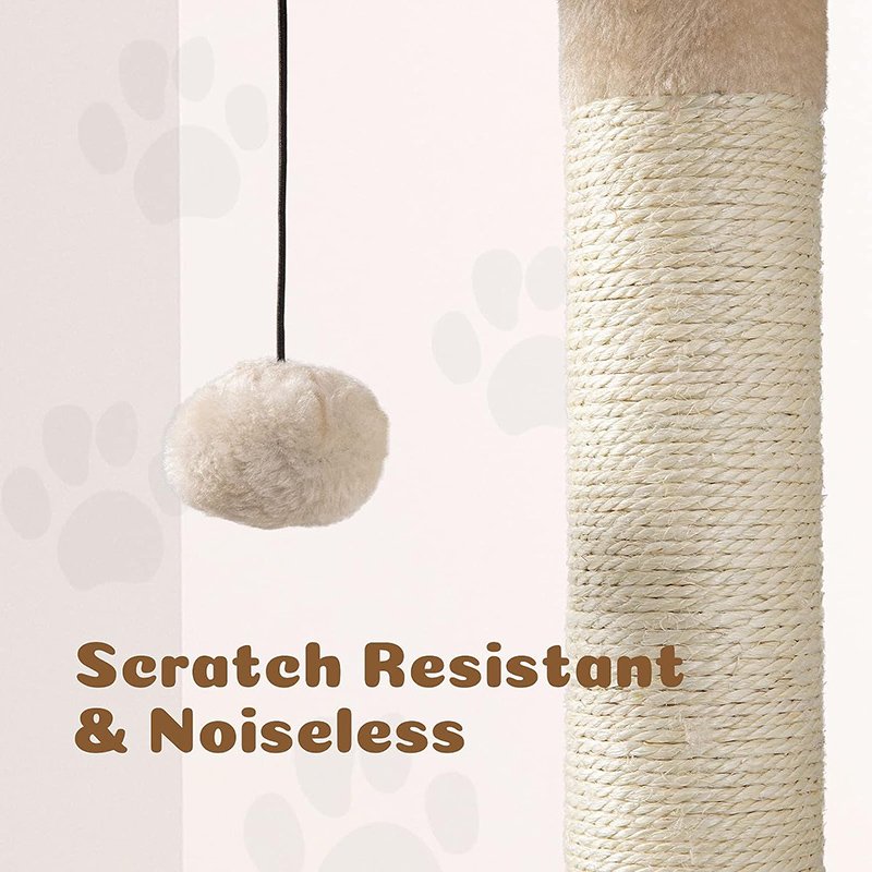 Cat Litter Box Furniture Enclosure Hidden with Corner Cat Tree Combo