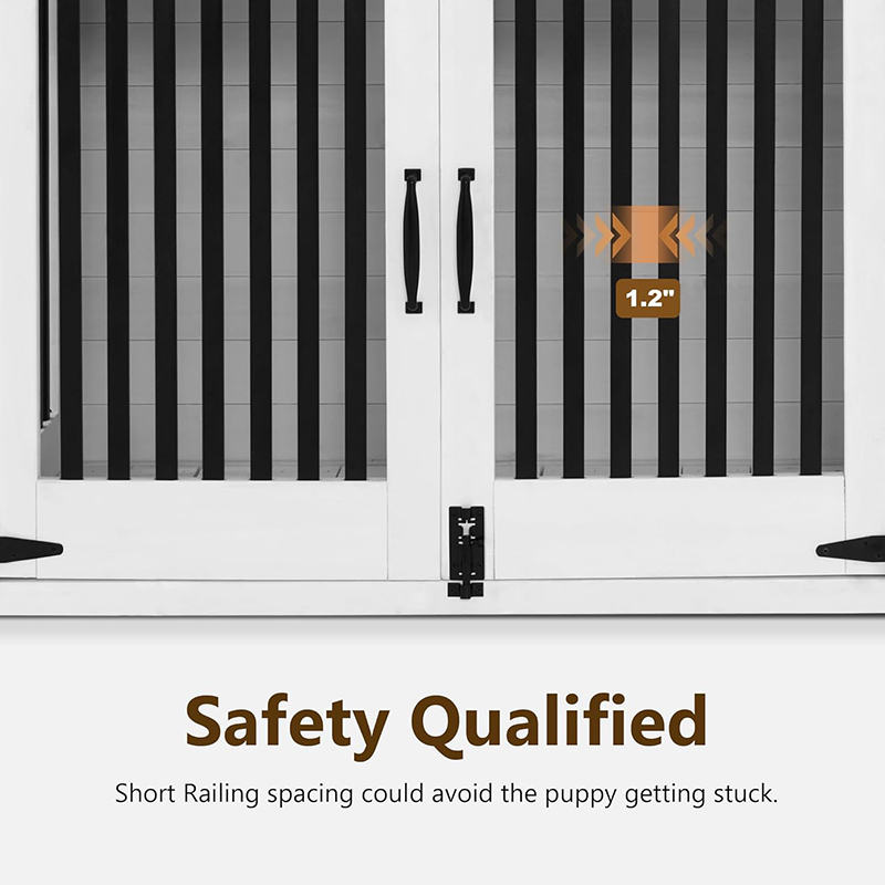 Decorative Dog Indoor Kennel Furniture Indoor with Storage