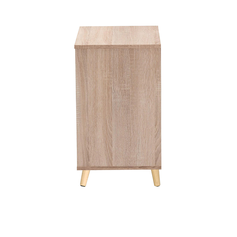 Litter Box Shell Wooden Pet House End Table for Living Room or Bedroom