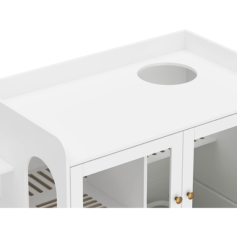 Luxury Cat Condo Pet House with Stairs for 2 Cats