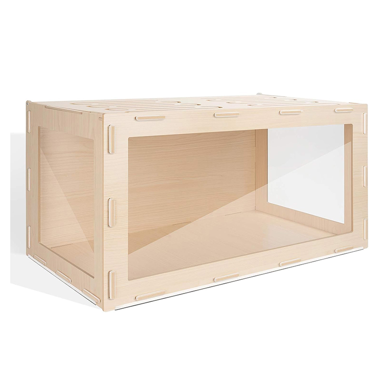 MDF Aspen Terrarium for Hamster Gerbils Mice Lemming Degus or Other Small-Sized Pets