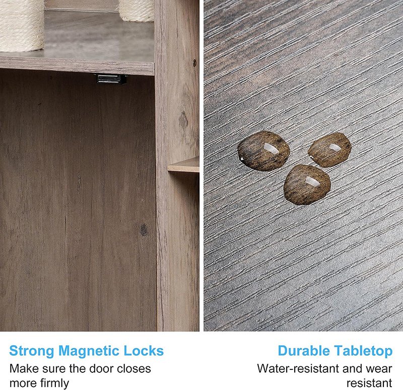 Modern Cat Tower for Indoor Cats with Large Platform All-in-one