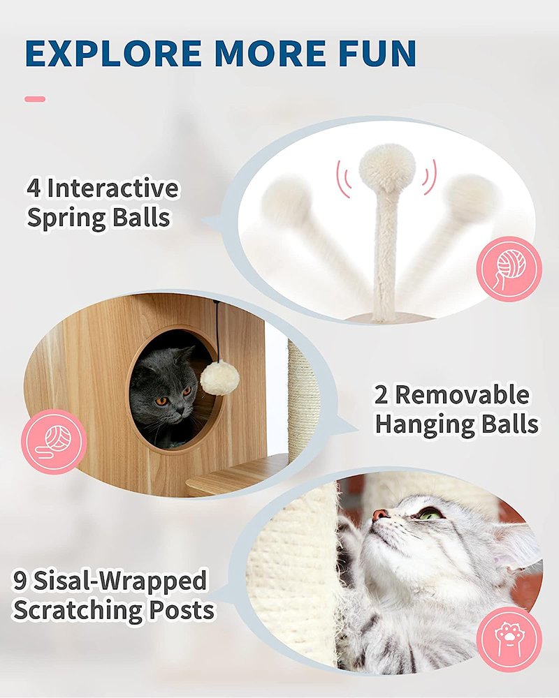 Modern Cat Tree for Large Cat