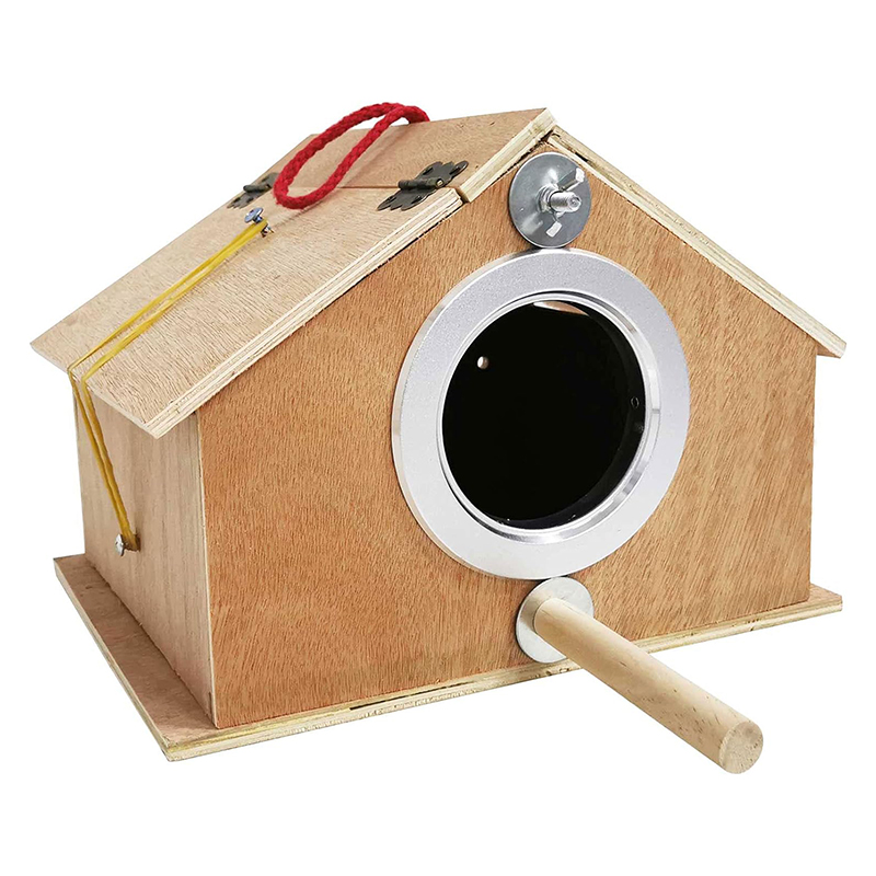 Parakeet Nest Box Bird Nesting House Parrot Breeding Mating Box for Lovebirds