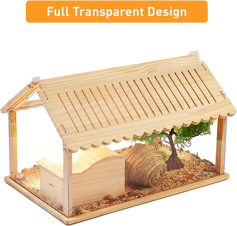 Transparent Hamster Cage Rutin Chicken Small Animal Cage