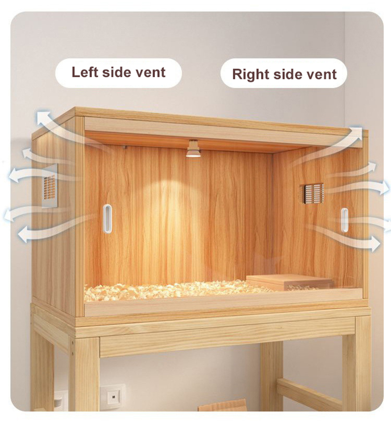 Wooden Hamster Cages and Habitats for Dwarf Hamster Guinea Pig Chinchilla